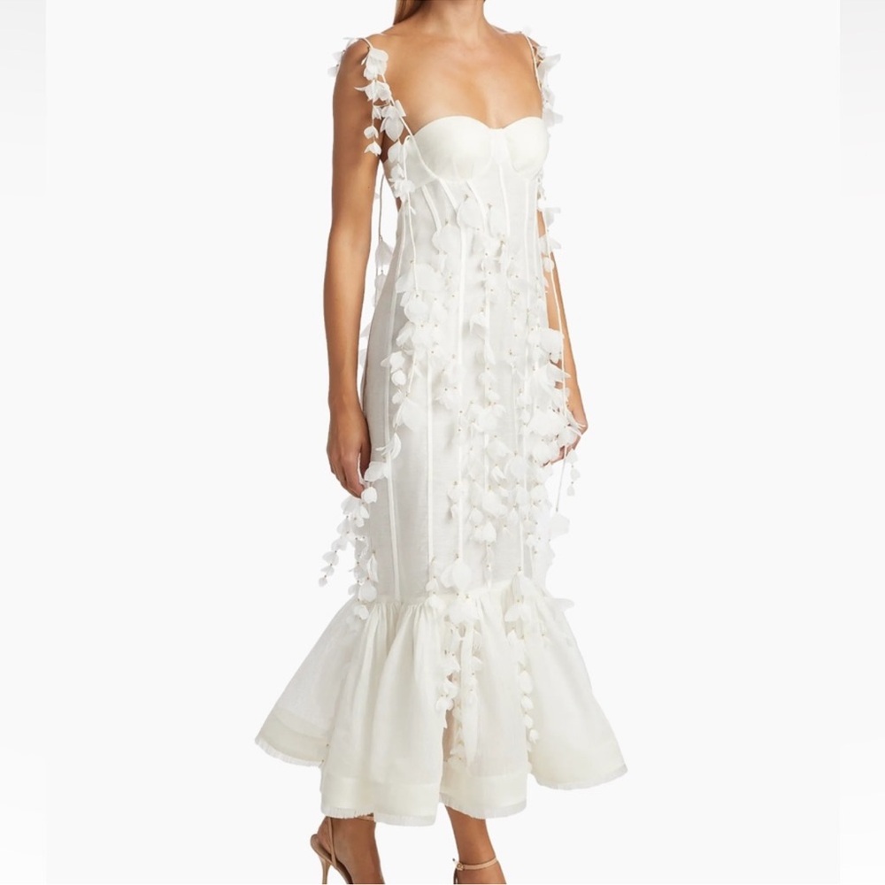 GORGEOUS white Zimmerman dress. Size 4, worn once but looks brand new